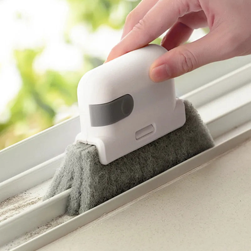 Window Groove Cleaning Cloth Brush Slot Hand-held Door