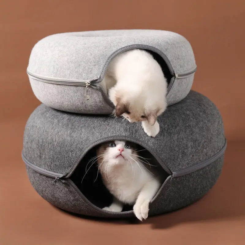 Cat Tunnel Interactive Game Toy Cat Bed