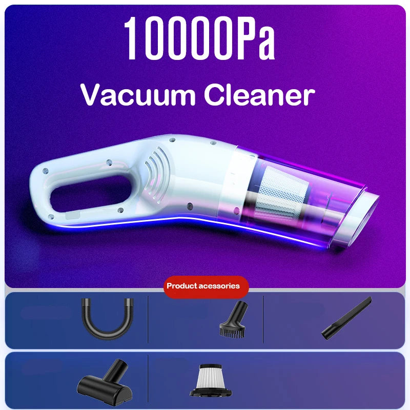 Portable Vacuum Cleaner Car Home Dual Purpose Wireless