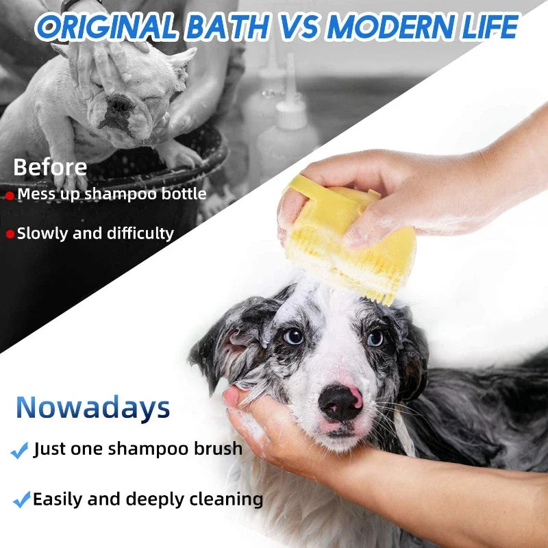 Pet Dog Shampoo Brush