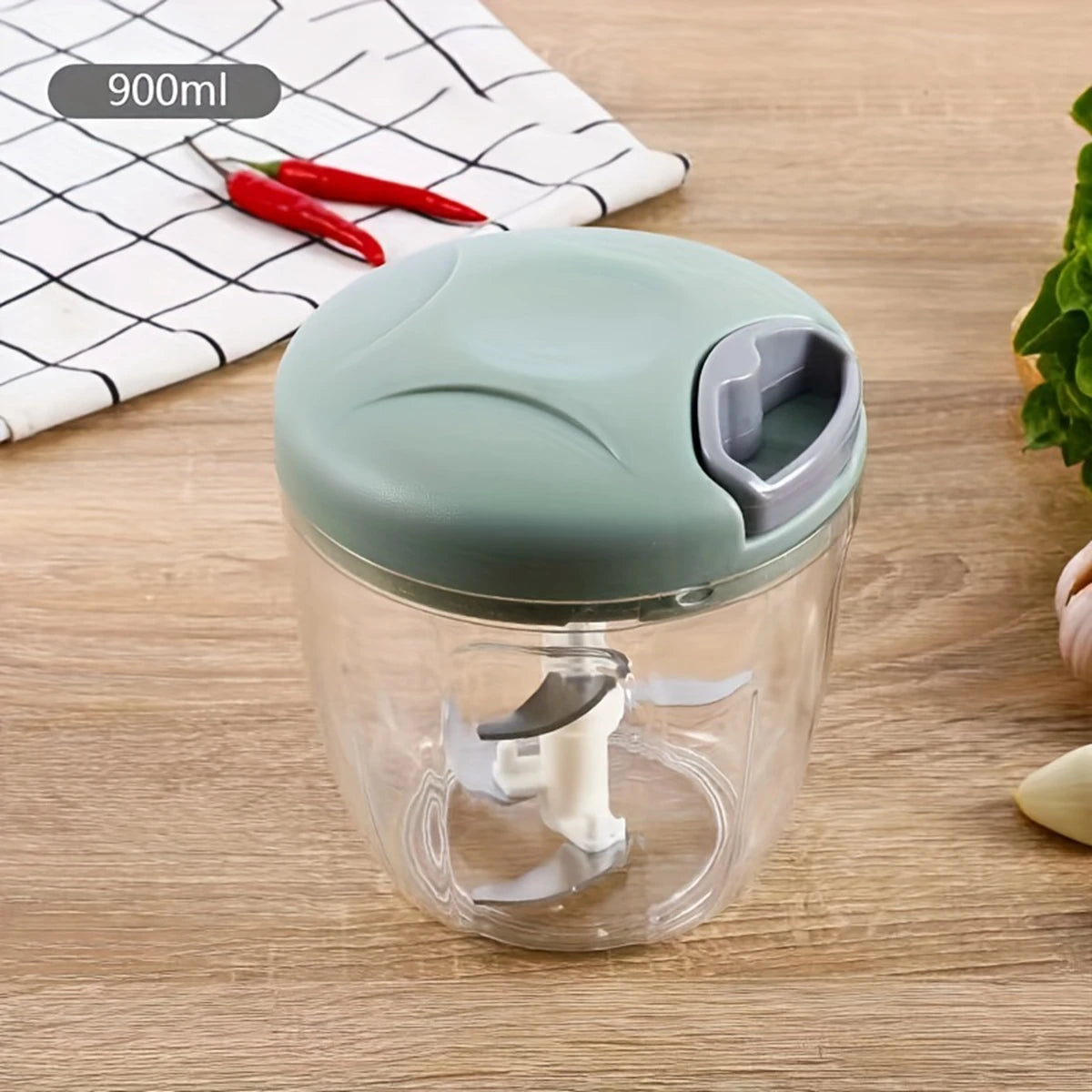 500900ML Manual Meat Mincer Garlic Chopper