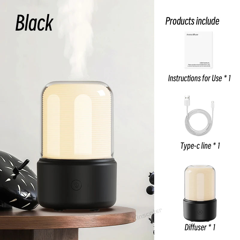 Portable Mini Aroma Diffuser USB Air Humidifier Essential Oil