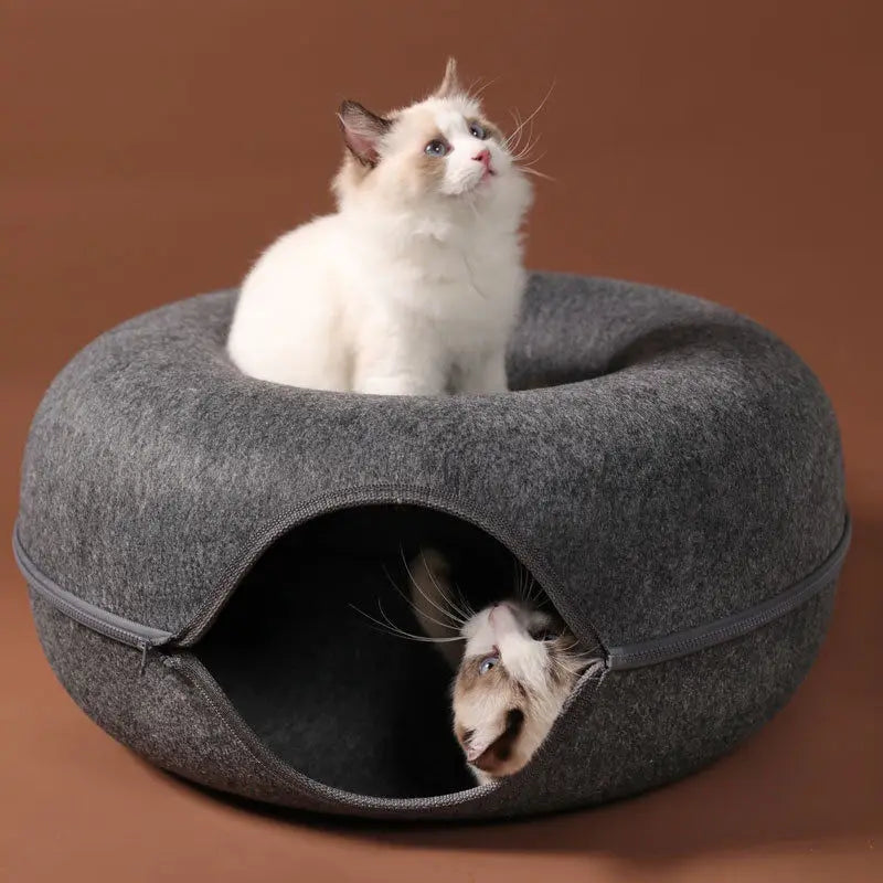 Cat Tunnel Interactive Game Toy Cat Bed