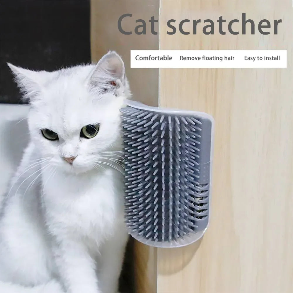 Pet Cat Corner Scrubber Massager