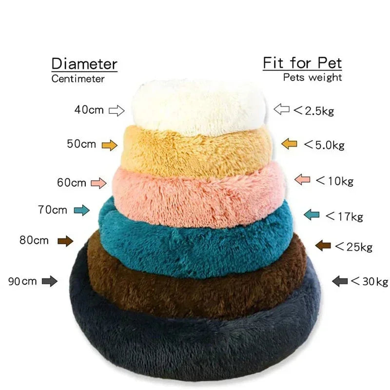 40-90cm Round Pet Bed