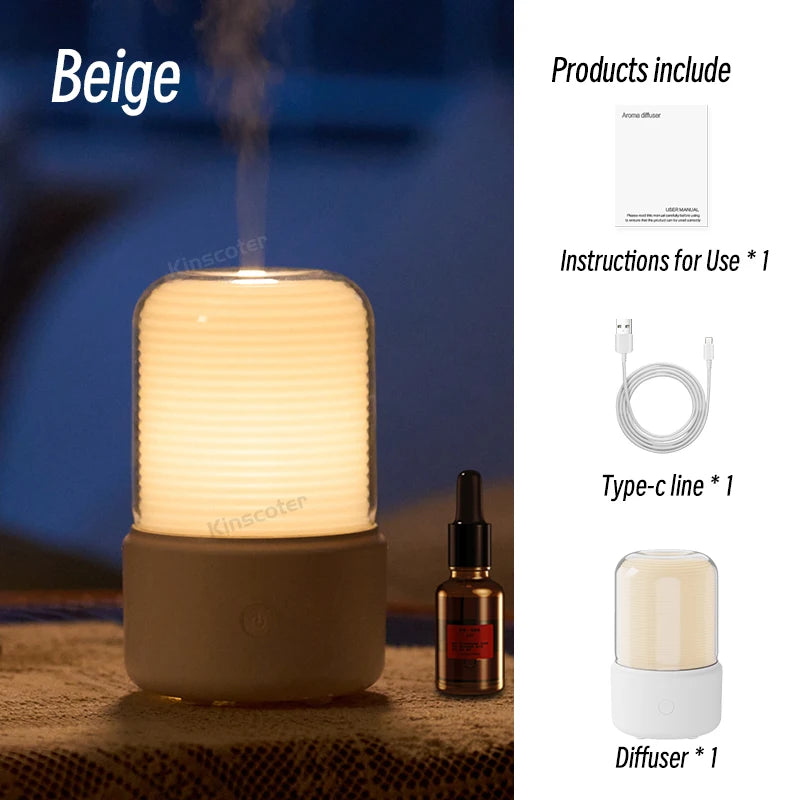 Portable Mini Aroma Diffuser USB Air Humidifier Essential Oil