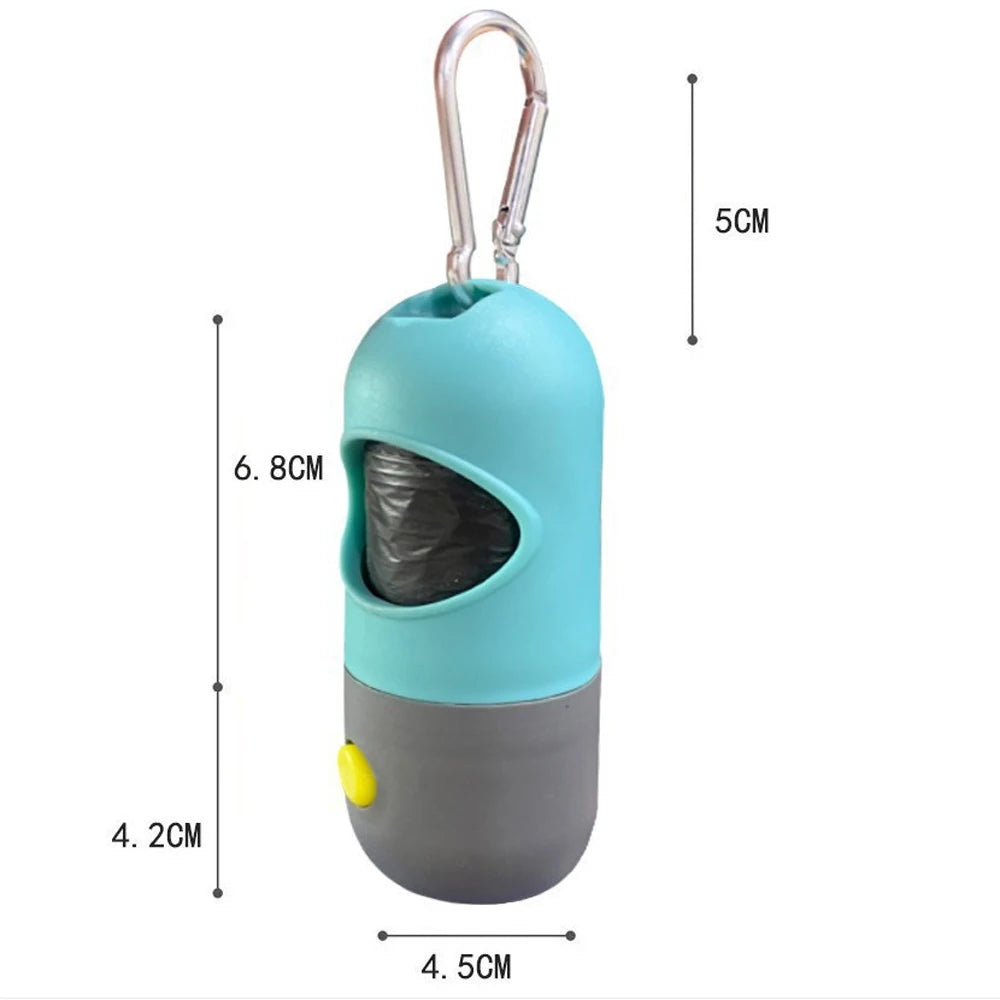 Led Light Dog Poop Dispenser Degradable Waste Bag