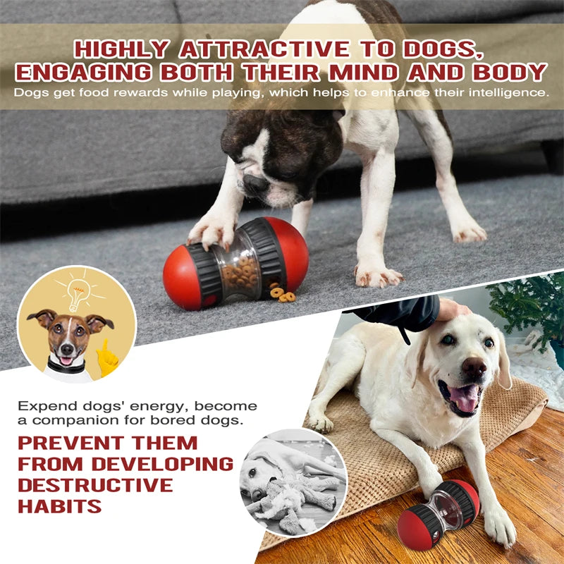 Dog Toys Increase Intelligence Elliptical Track Rolling Ball