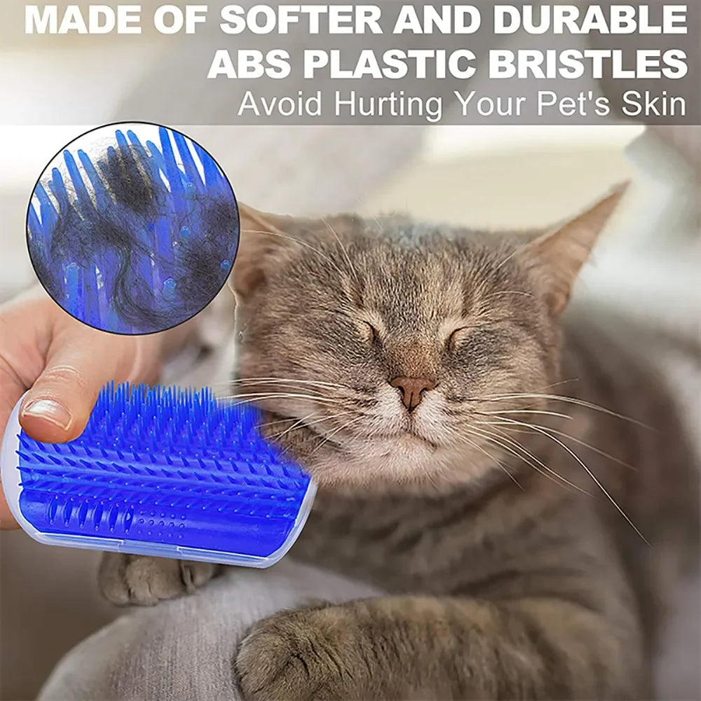 Pet Cat Corner Scrubber Massager